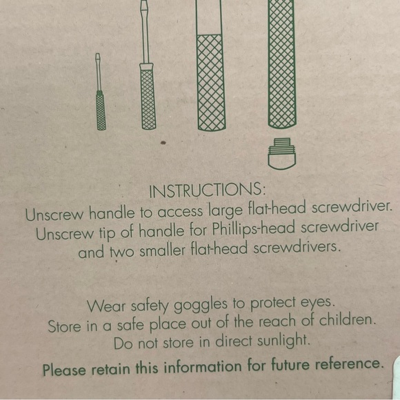 11 PC Household Tools Gift Set Scissors Tape Measure  5 in 1 Hammer Screwdriver - Picture 13 of 14